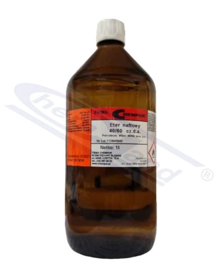 Eter naftowy 40-60 czda, 1l, stawka akcyzowa 0% CN27101225