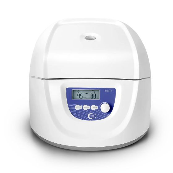 Vidējas kapacitātes centrifūgas, Lēngaitas centrifūga 300-4500 apgr./min/2490xg ar plastmasas rotoru 8x15ml, 12x10ml - apaļais dibens