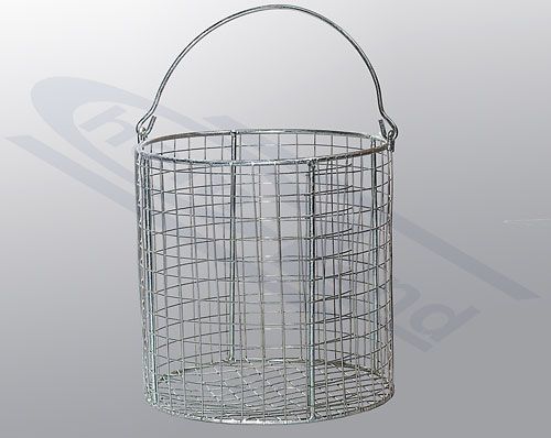 Sterilizācijas grozi, apaļš sterilizācijas grozs 240 x 180, tērauds AISI 304