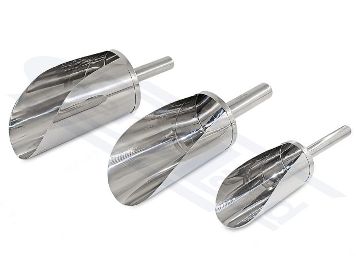 Szufelki ze stali nierdzewnej, nerūsējošā tērauda liekšķere 1500ml, izmērs 350x240, fi 120mm