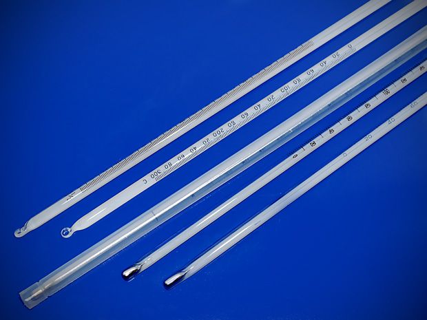 Termometri, Termometrs Hg - 10 and 360oC 2/1 L-300
